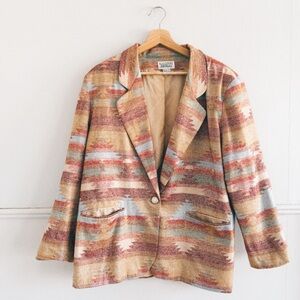 BILL BLASS > Vintage Southwest Blazer